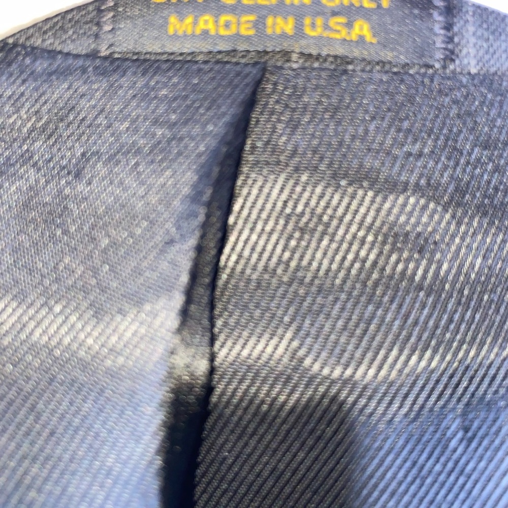 Oscar de la Renta Men’s Pinstripe Blazer 46R Wool Charcoal Gray 2-Button Vintage - Picture 9 of 9